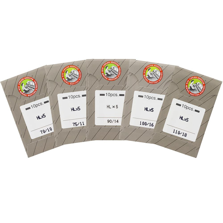 Needles, Organ Type HLx5 (10pk)