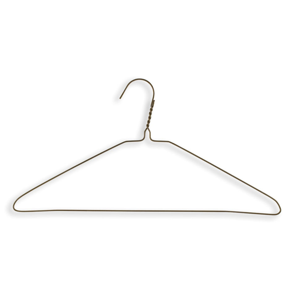 Universal Gold Metal Suit Hangers - 100/Box - 16" Length/ 13 Gauge