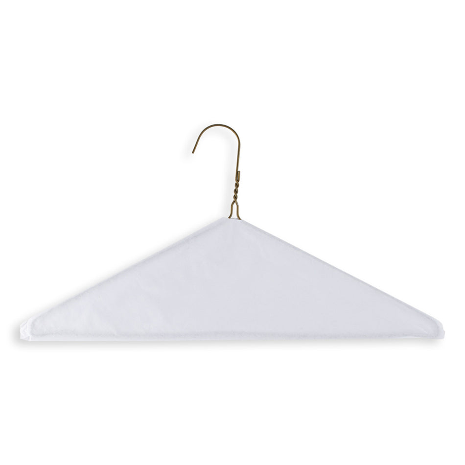 Commercial Grade Metal Cape Hangers - 16" Length/ 13 Gauge - 500/Box - Gold