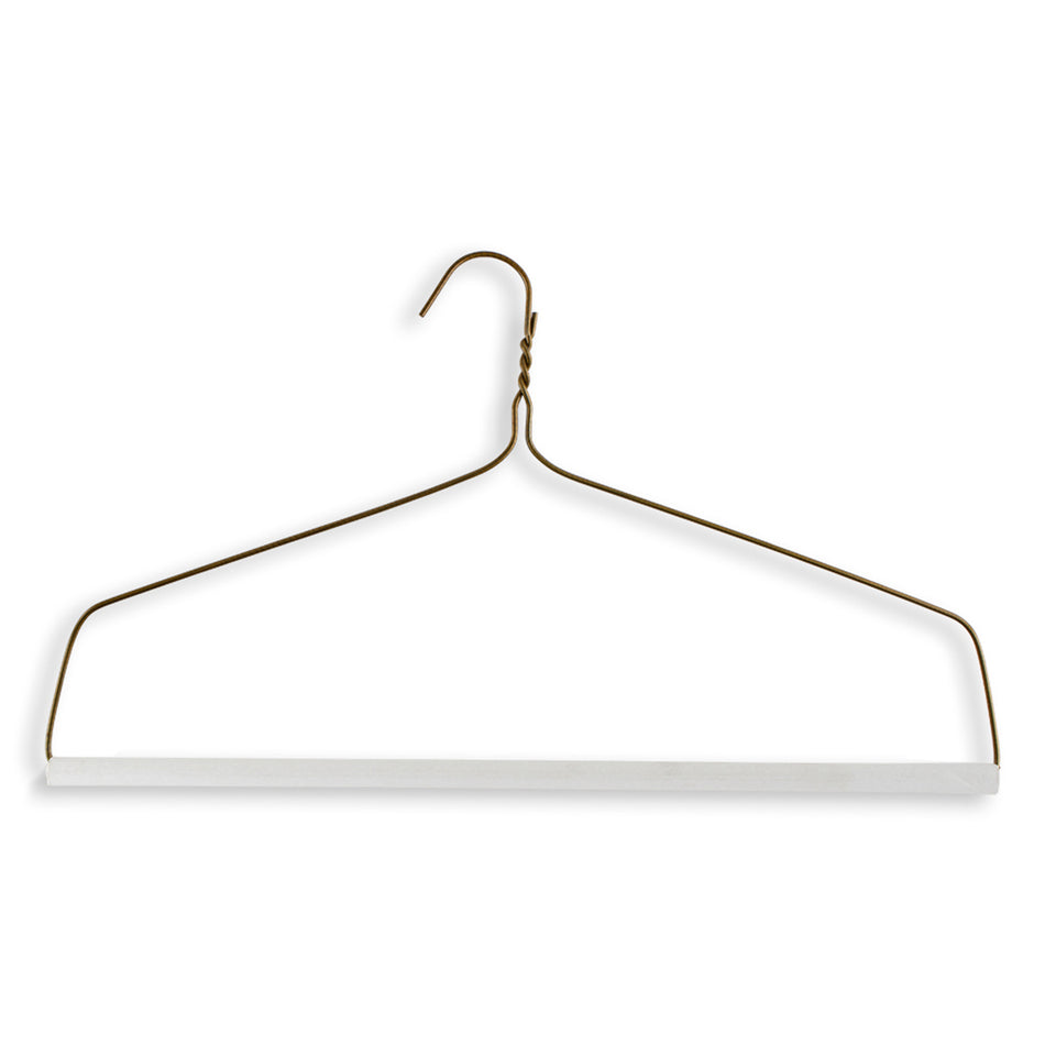 Commercial Grade Metal Drapery Hangers W/ Tubes - 18" Length/ 11.5 Gauge - 10/Pack - Gold