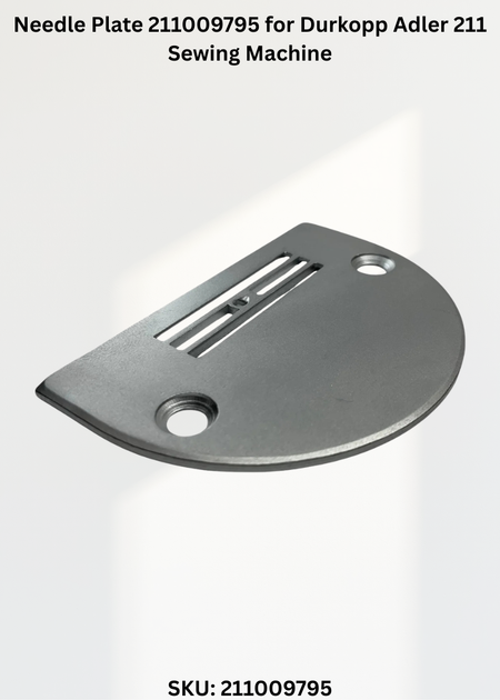 Needle Plate 211009795 for Durkopp Adler 211 Sewing Machine