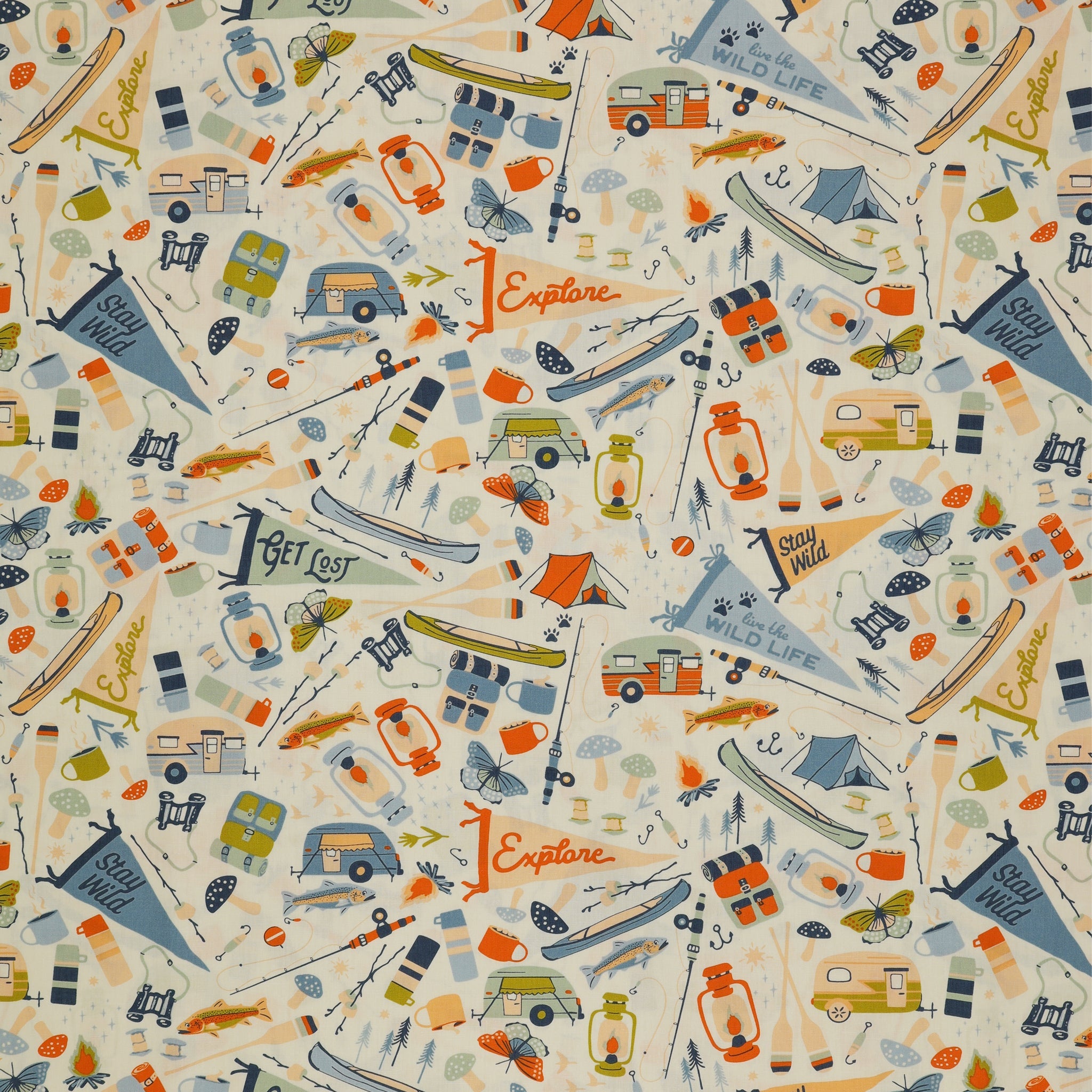 Happy Camper Fabric Collection - Jamboree