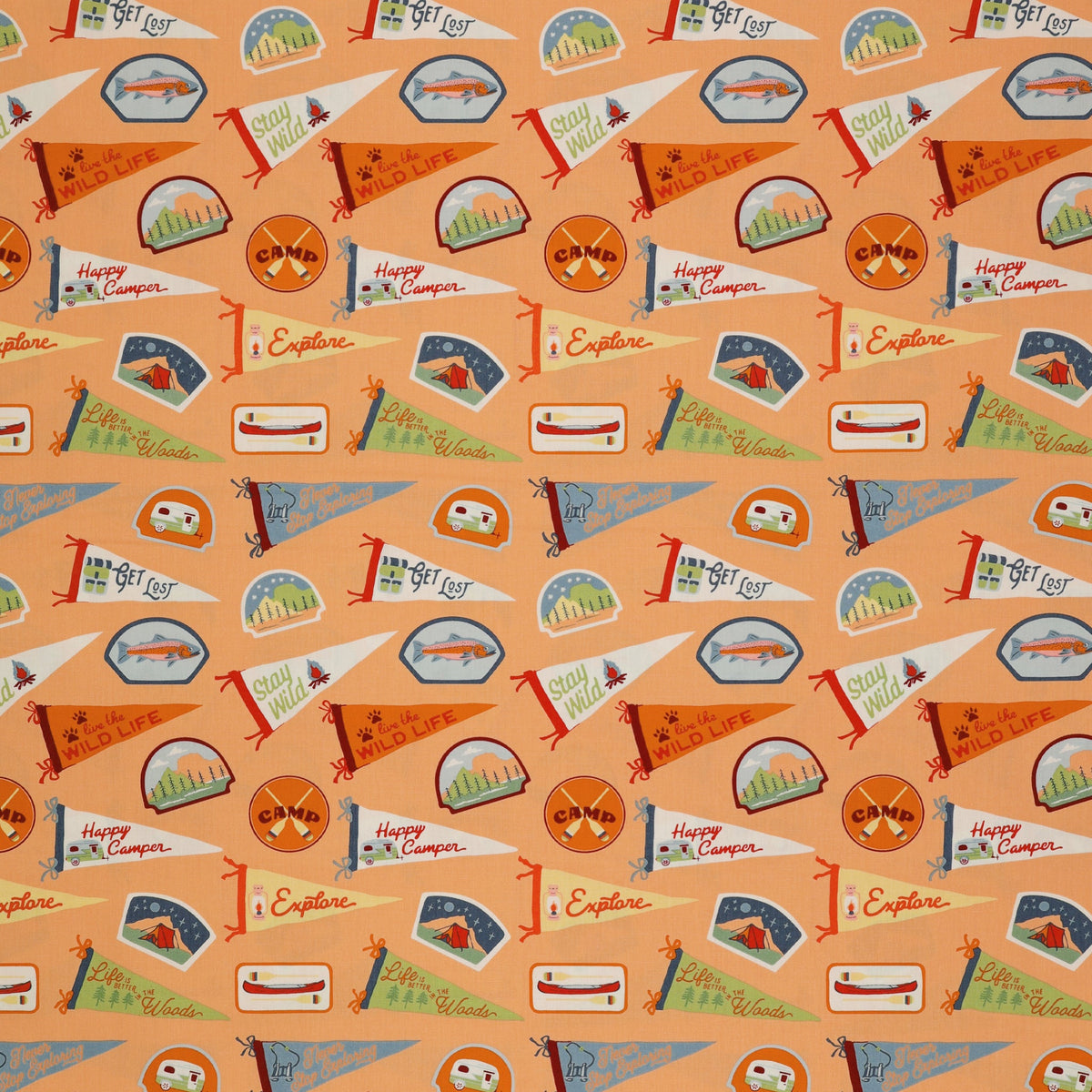 Happy Camper Fabric Collection - Souvenir Charm