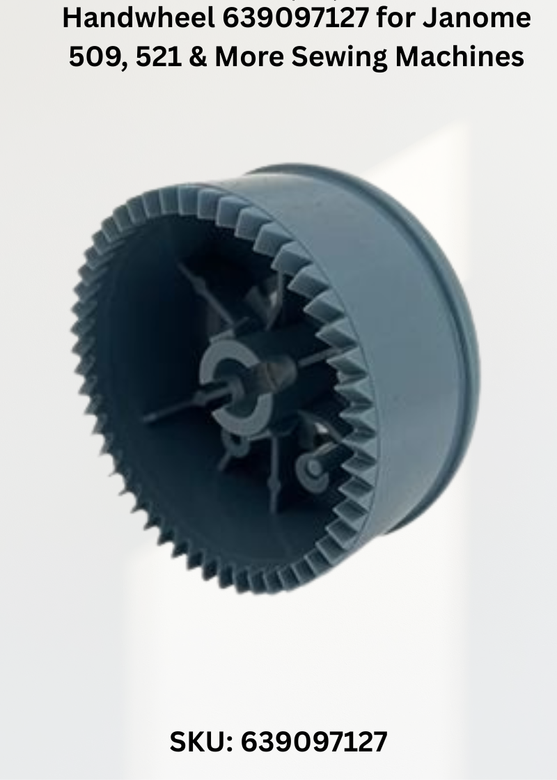 Handwheel 639097127 for Janome 509, 521 & More Sewing Machines