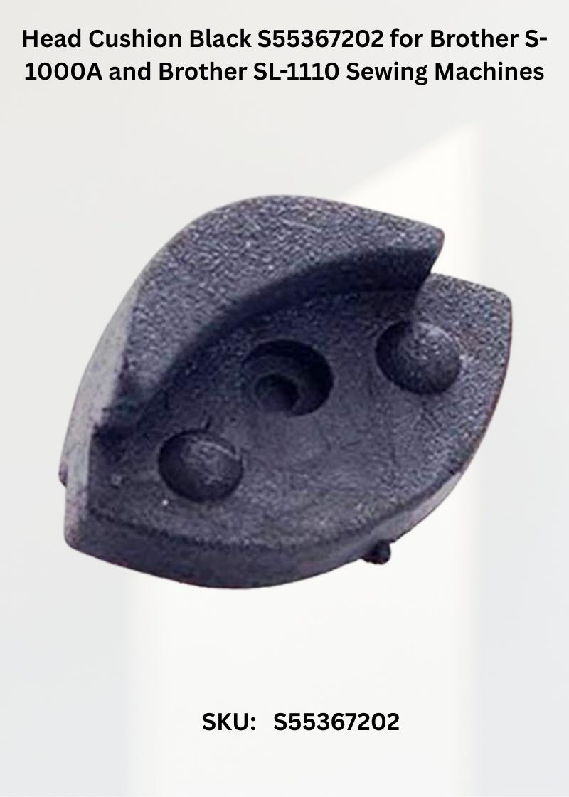 Head Cushion Black S55367202 for Brother S-1000A and Brother SL-1110 Sewing Machines