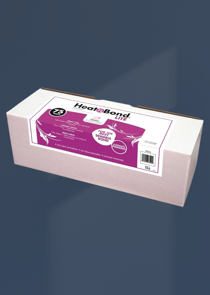 Heat N Bond Lite Iron-On Adhesive - 17" x 5 yds. - White