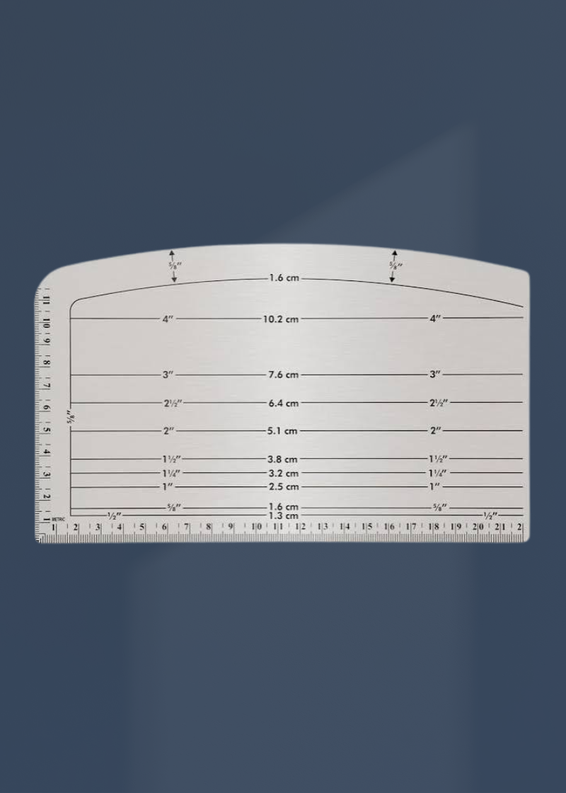 Hem Gauge Ruler - 4" x 9"