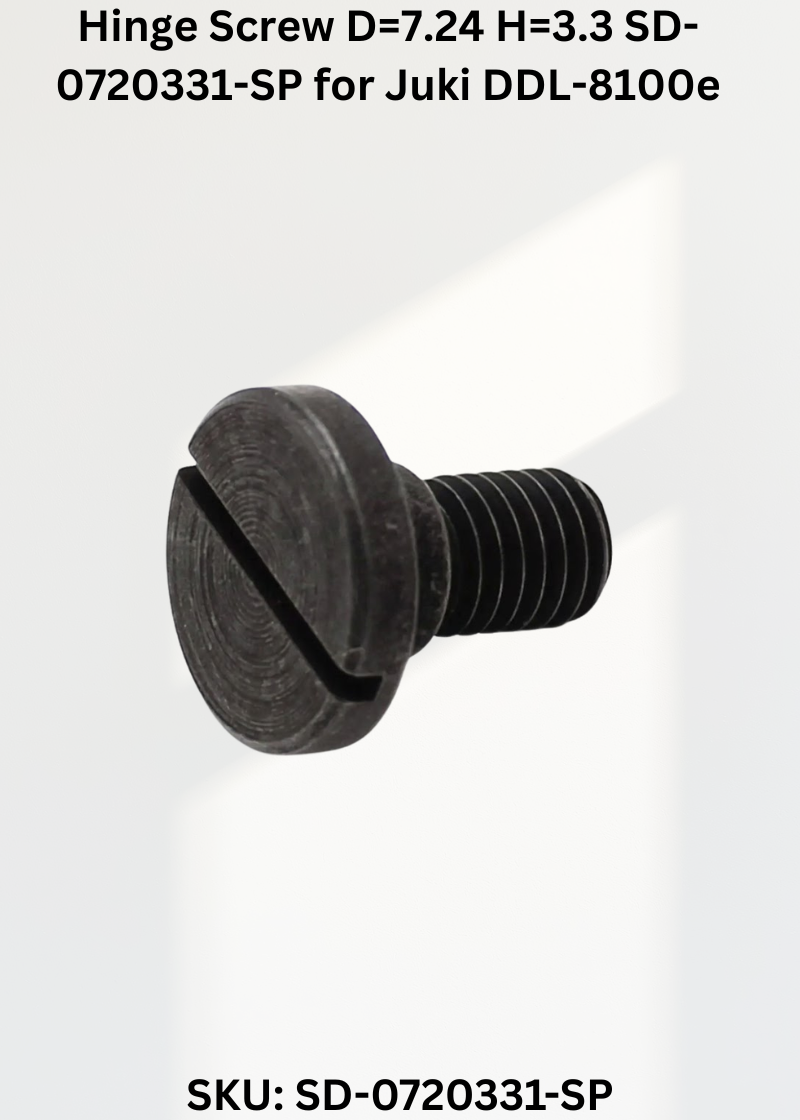 Hinge Screw D=7.24 H=3.3 SD-0720331-SP for Juki DDL-8100e