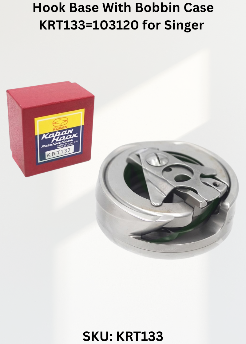 Hook Base With Bobbin Case KRT133=103120 for Singer 132B, 132K and 133K Sewing Machines
