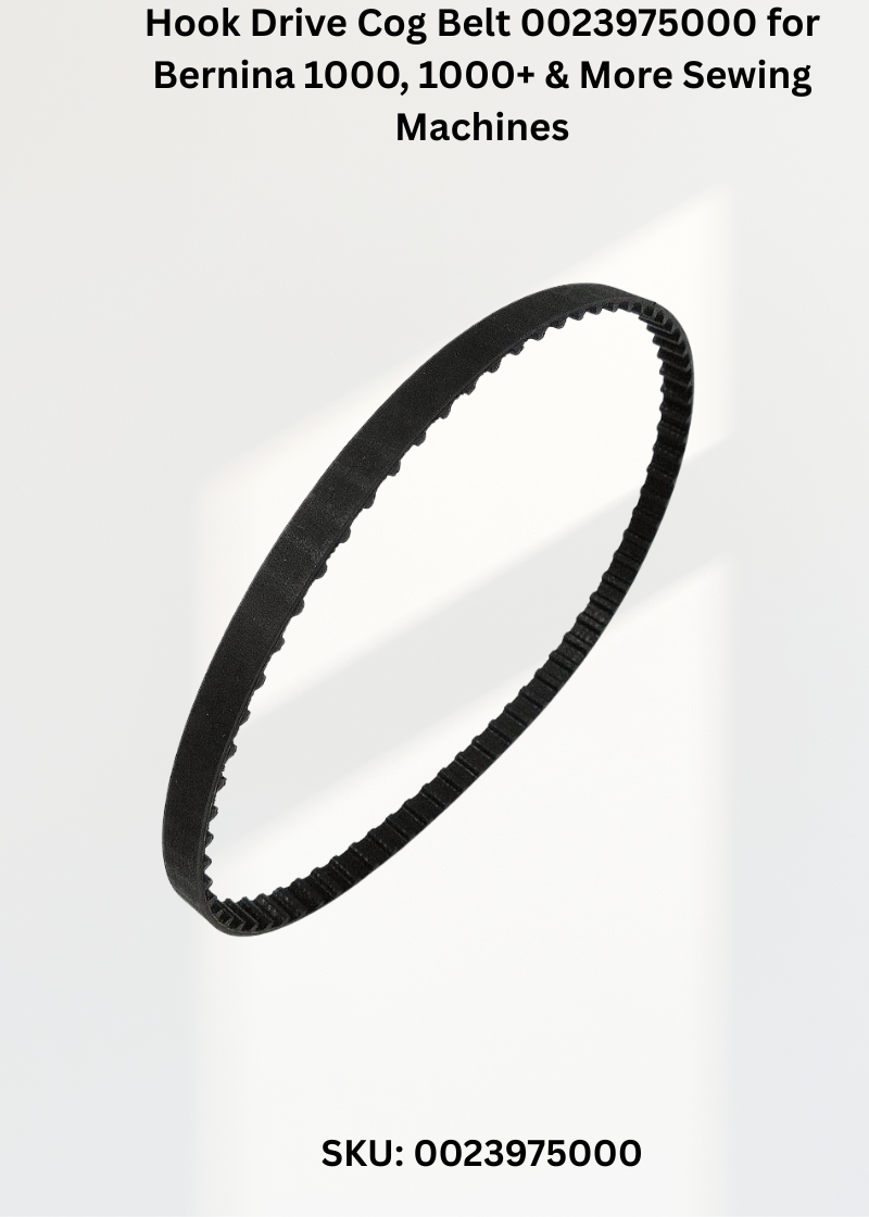 Hook Drive Cog Belt 0023975000 for Bernina 1000, 1000+ & More Sewing Machines