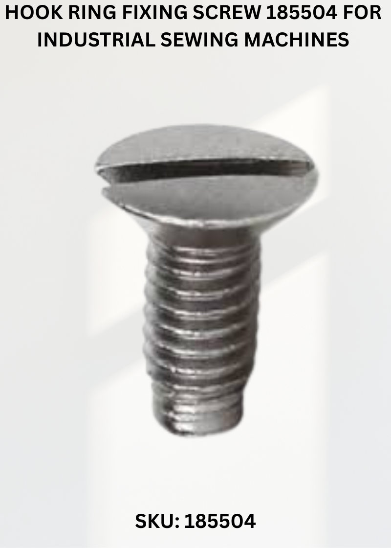 Hook Ring Fixing Screw 185504 for Industrial Sewing Machines