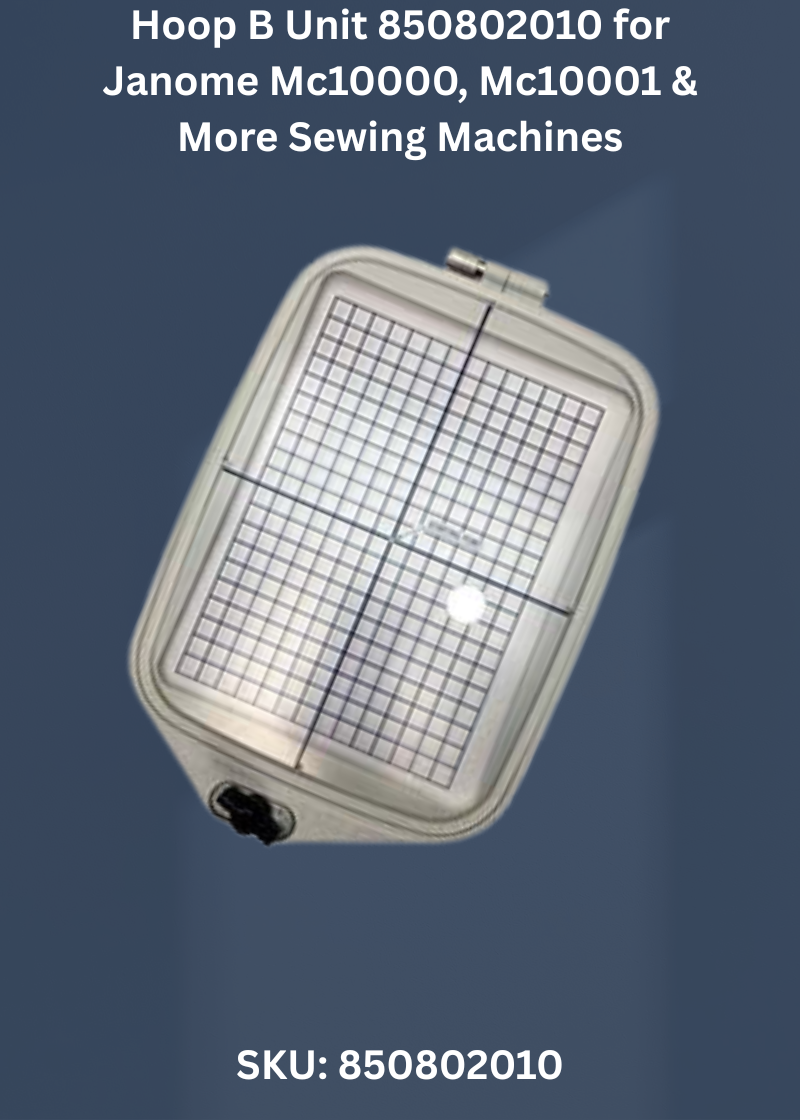Hoop B Unit — Fits Janome MC10000, MC10001, MC300E, MC350E & more
