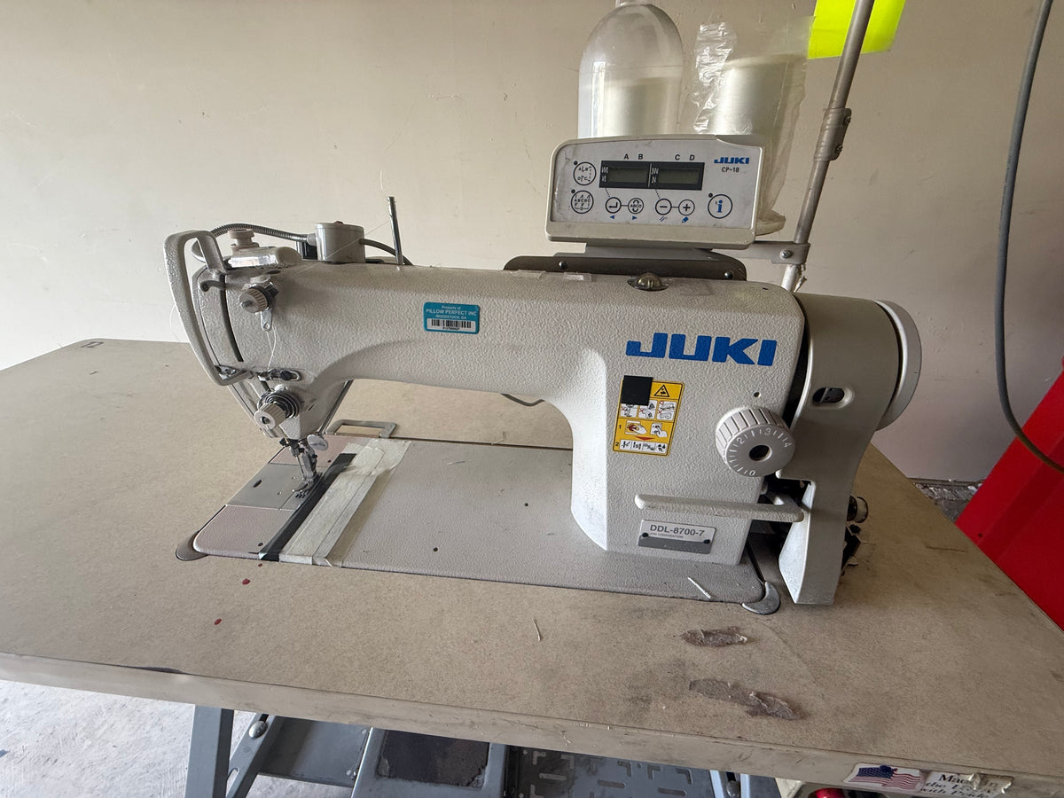 Pre Owned Juki DDL-8700-7 Industrial Sewing Machine Auto High-Speed Lockstitch Servo