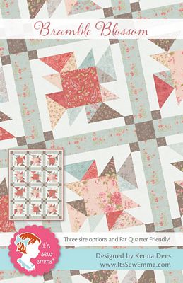 It's Sew Emma Bramble Blossom Quilt Pattern by It’s Sew Emma