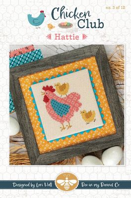 It's Sew Emma Hattie Chicken Club #3 Cross Stitch