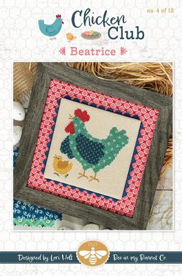 It's Sew Emma Beatrice Chicken Club #4 Cross Stitch Pattern