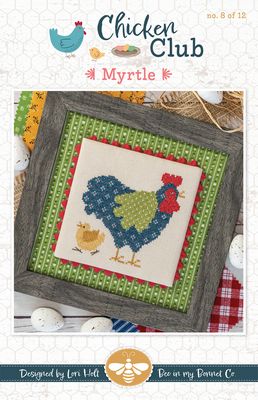 It's Sew Emma Chicken Club #8- Mytle Cross Stitch Pattern