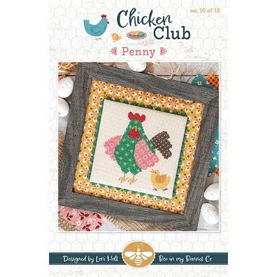 It's Sew Emma Penny Chicken Club #10 Cross Stitch