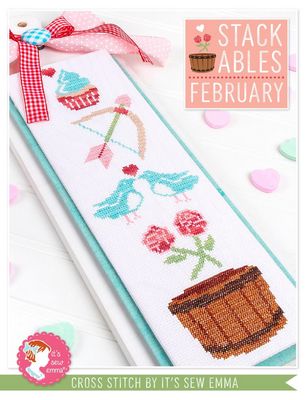 It's Sew Emma February Stackables Cross Stitch