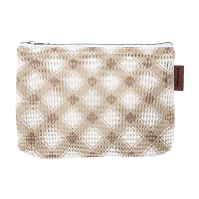 It's Sew Emma Burlap Mini Mad for Plaid Project Bag