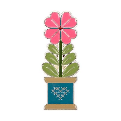 It's Sew Emma Quilty Flower Enamel Needle Minder