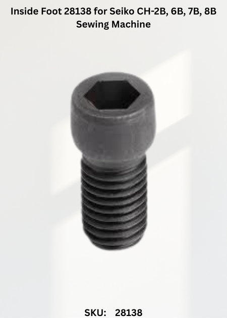 Inside Foot 28138 for Seiko CH-2B, 6B, 7B, 8B Sewing Machine