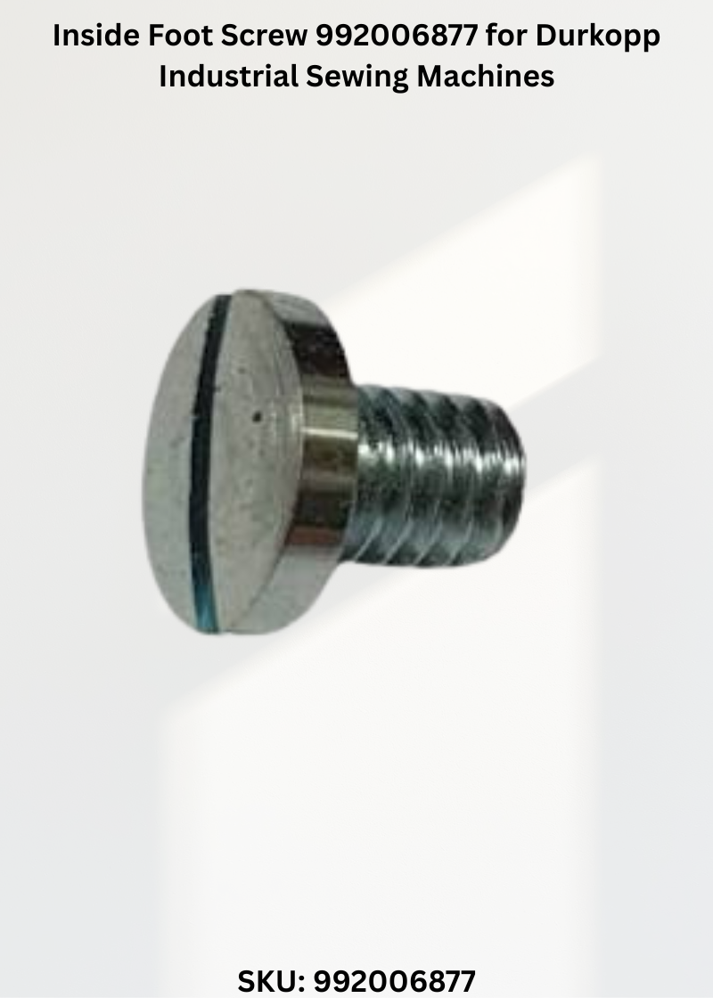 Inside Foot Screw 992006877 for Durkopp Industrial Sewing Machines