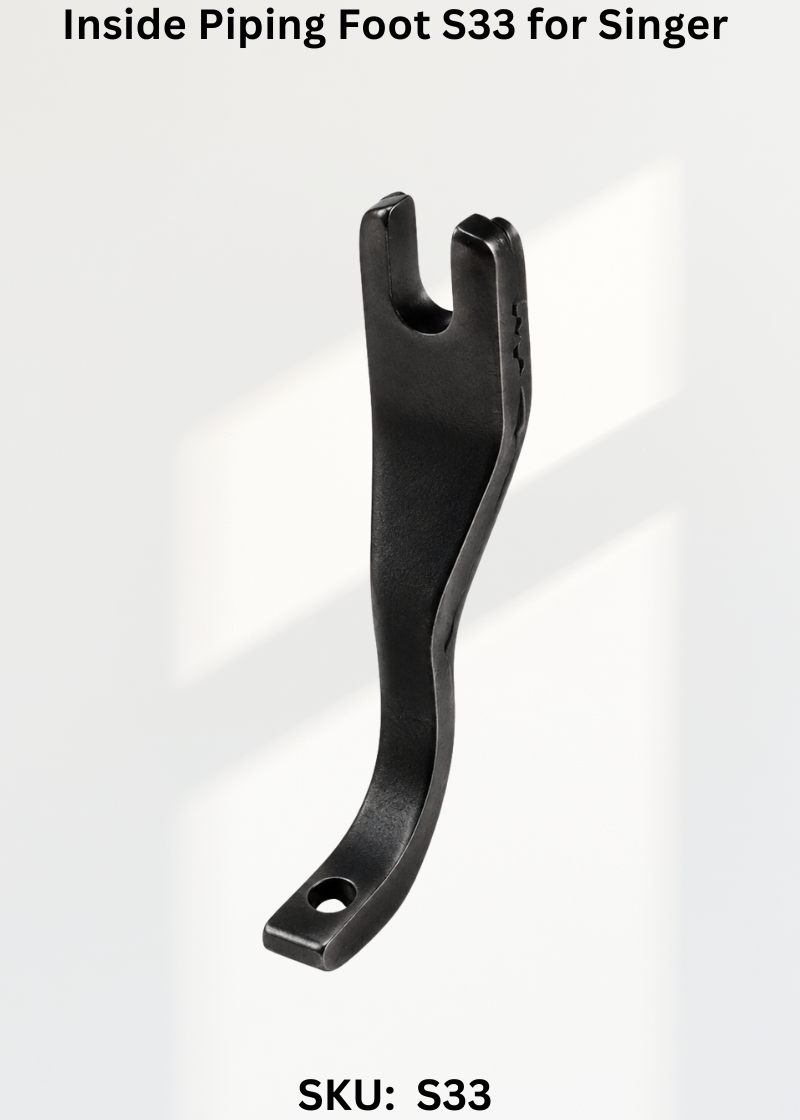 Inside Piping Foot S33 for Singer 31, 331K Sewing Machine
