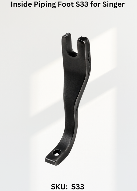 Inside Piping Foot S33 for Singer 31, 331K Sewing Machine