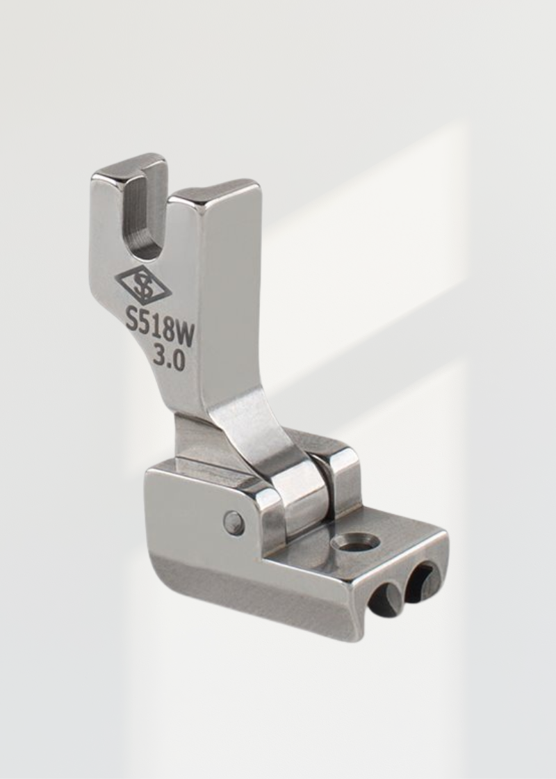 Invisible Zipper Sewing Machine Foot #3 (S518W) – Precision Presser Foot for Hidden Zippers