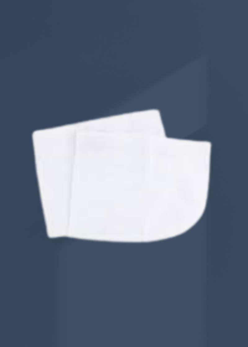 Iron-On Repair Pockets - 5" x 6" - 2/Pack - White