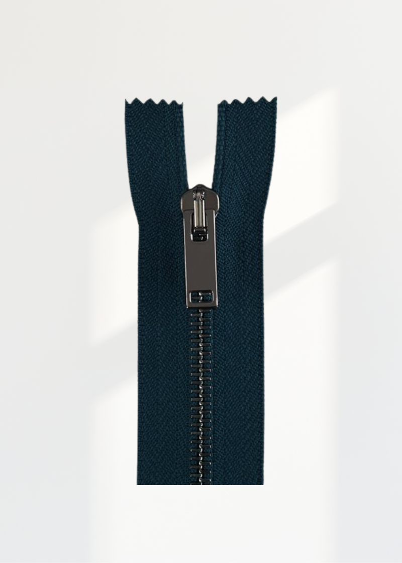 Italian Made High-Quality Finish #3 Gunmetal Pant/Dress Zipper