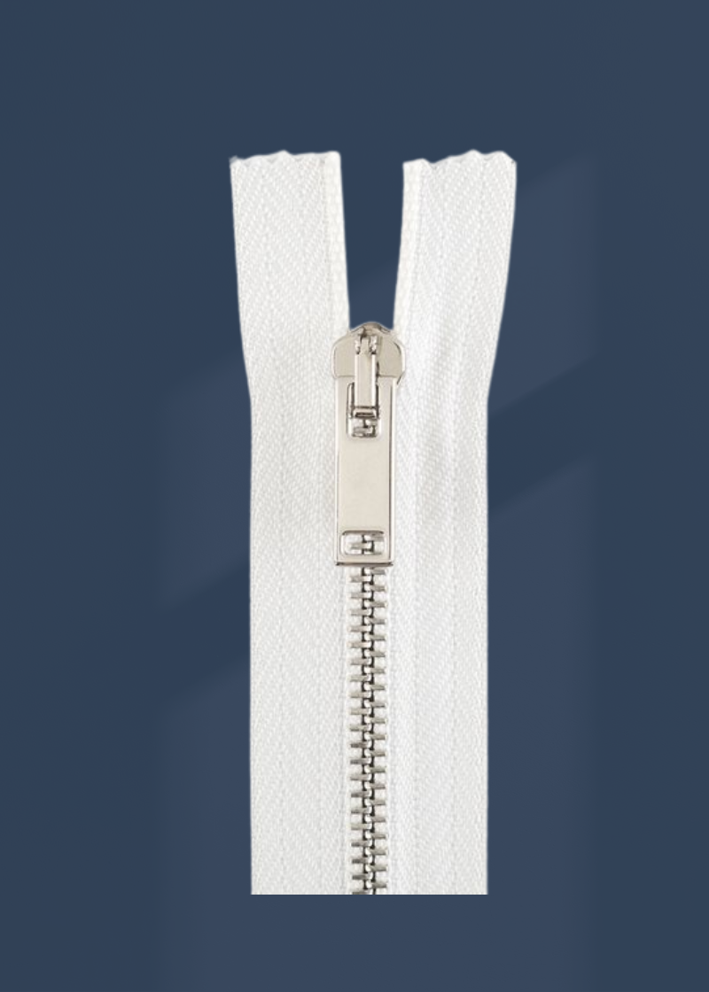 Italian Made High-Quality Finish #3 Nickel Pant/Dress Zipper