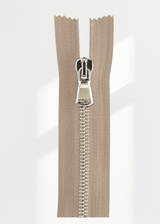 Italian Made High-Quality Finish #5 Nickel Standard Pull Bag Zipper