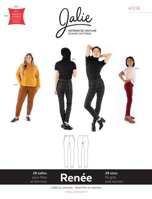 Jalie Patterns Renee Ponte Pants Pattern