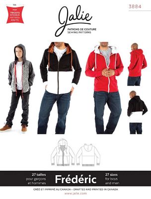 Jalie Patterns Frederic Hoodie Pattern