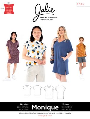Jalie Patterns Monique - Dress and top Pattern