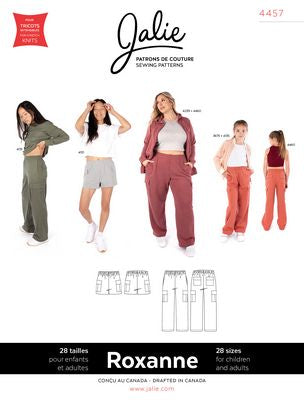 Jalie Patterns Roxanne - Cargo shorts and sweatpants
