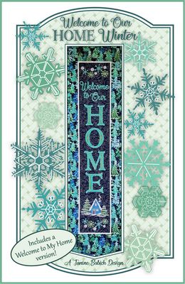 Janine Babich Designs Welcome to Our Home-Winter
