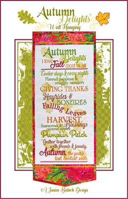 Janine Babich Designs Autumn Delights Wall Hanging