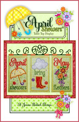 Janine Babich Designs April Showers Table Top Display