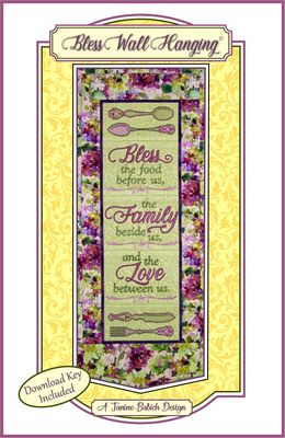 Janine Babich Designs Bless Wall Hanging Pattern