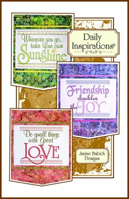 Janine Babich Designs Daily Inspirations Wall Hanging