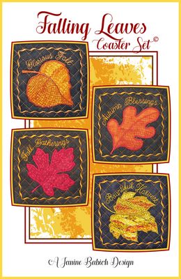 Janine Babich Designs Falling Leaves Coaster Pattern