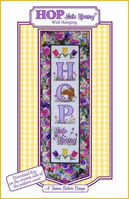 Janine Babich Designs Hop Into Spring Wall Hanging