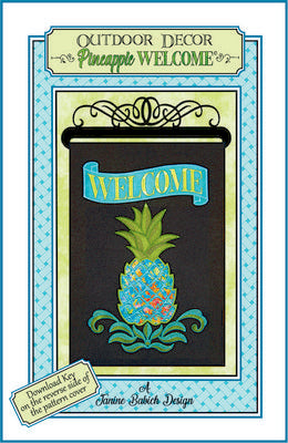 Janine Babich Designs Outdoor Decor #5 - Pineapple Welcome