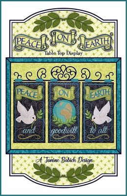 Janine Babich Designs Peace on Earth Table Top Display