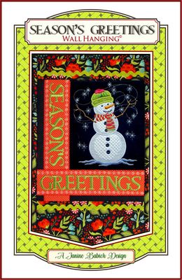 Janine Babich Designs Season's Greetings Wall Hanging Pattern