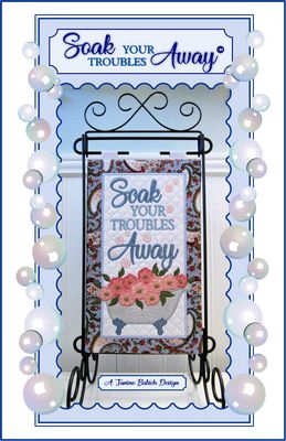 Janine Babich Designs Soak Your Troubles Away Table Top Display