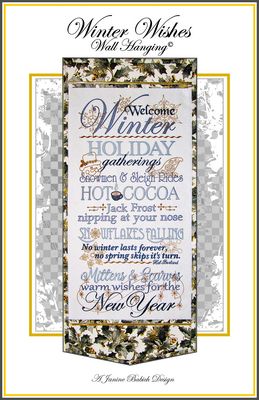 Janine Babich Designs Winter Wishes Wall Hanging